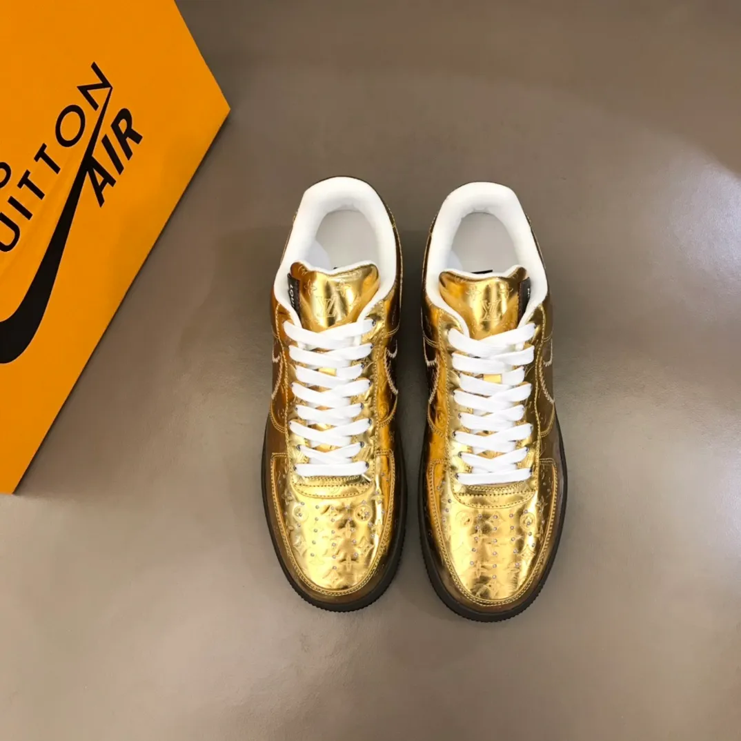 Men's shoes 💰p440 "*OUIS *UITTO*" x OFF-WHITE x Nike tripartite collaboration! Trendy and cool men's casual sports shoes with unrivaled color matching. The design idea basically continues the style of THE TEN. The Swoosh line and tongue label have a very familiar visual effect and are both fashionable and trendy! A must-have for fashionistas! The effect on your feet is absolutely stunning! Size: 38-45